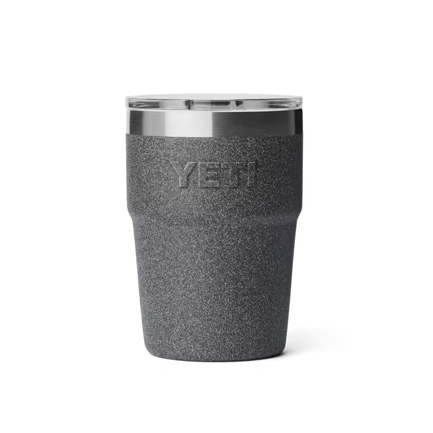 YETI - Rambler 16 oz Stackable - Black Stone