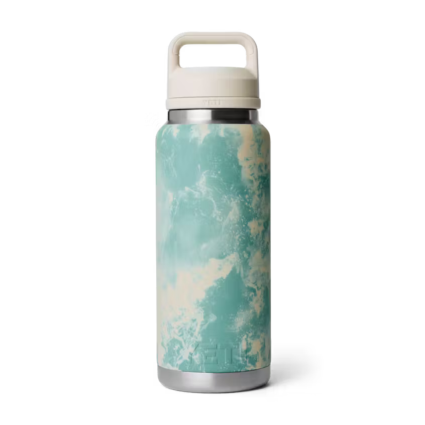 YETI - Rambler C Bottle Chug - Seafoam Pattern Sea View