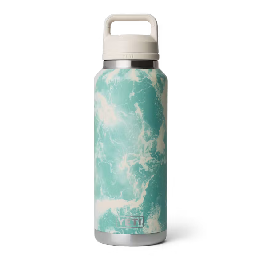 YETI - Rambler C Bottle Chug - Seafoam Pattern Sea View