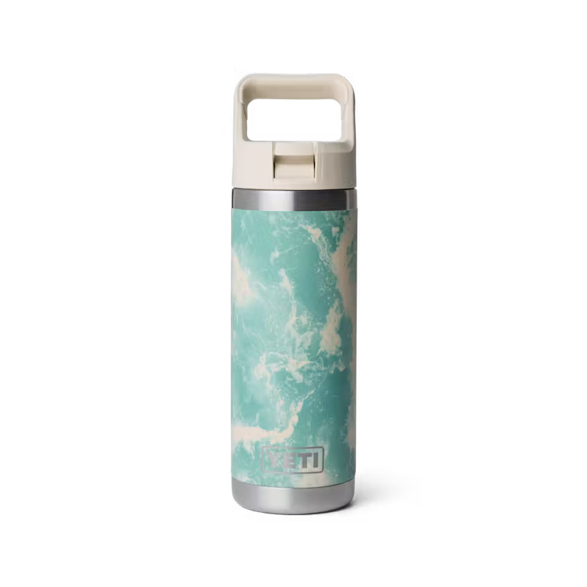 YETI - Rambler 18 oz C Straw Bottle - Seafoam Pattern Sea View