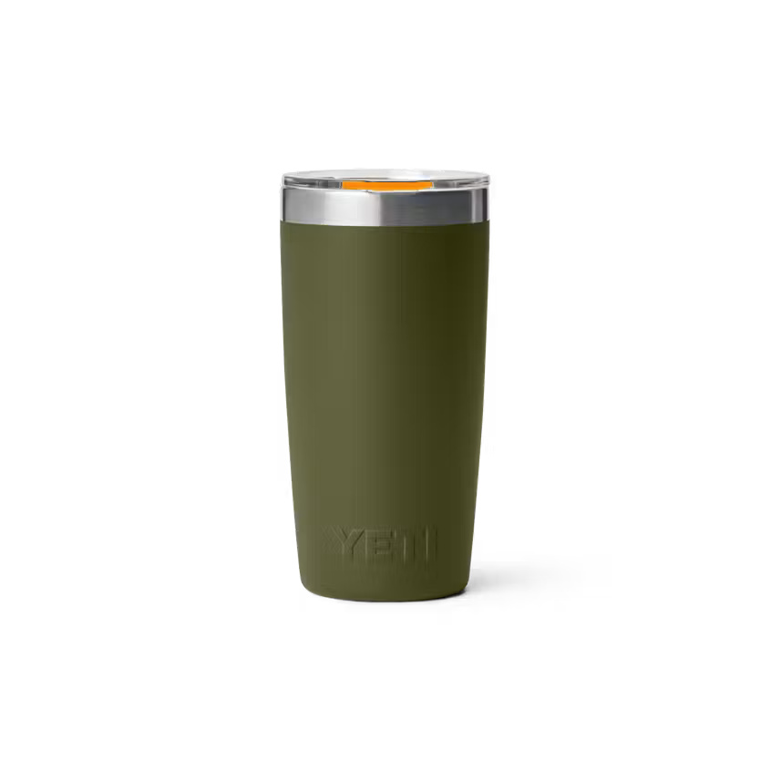 YETI - Rambler 10 oz Tumbler MS - Olive / King Crab Orange