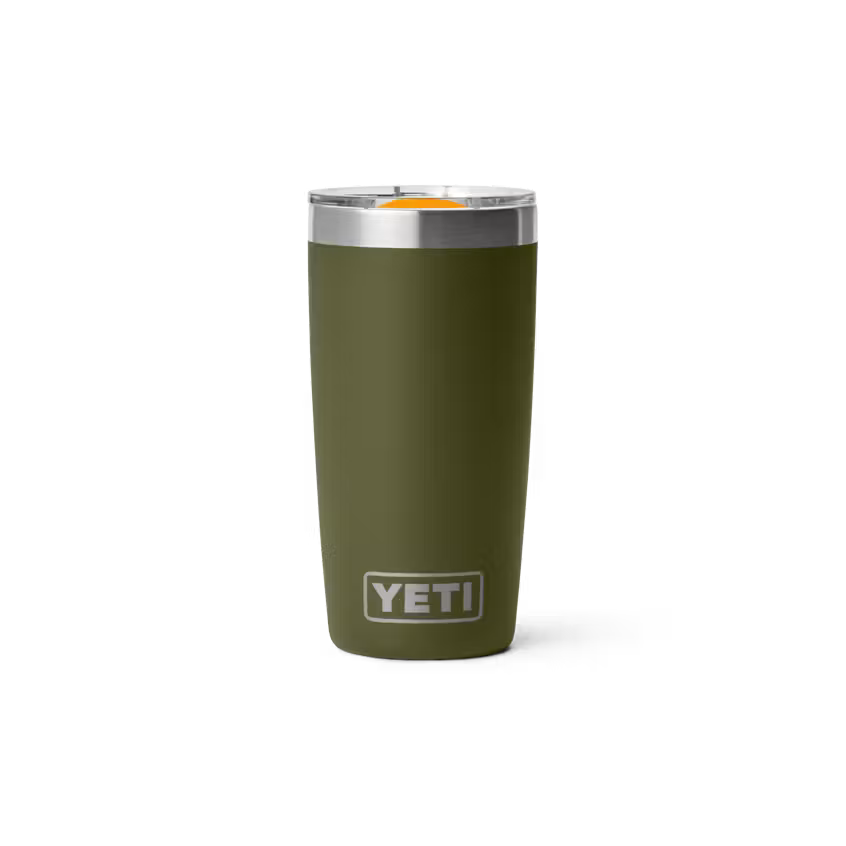 YETI - Rambler 10 oz Tumbler MS - Olive / King Crab Orange