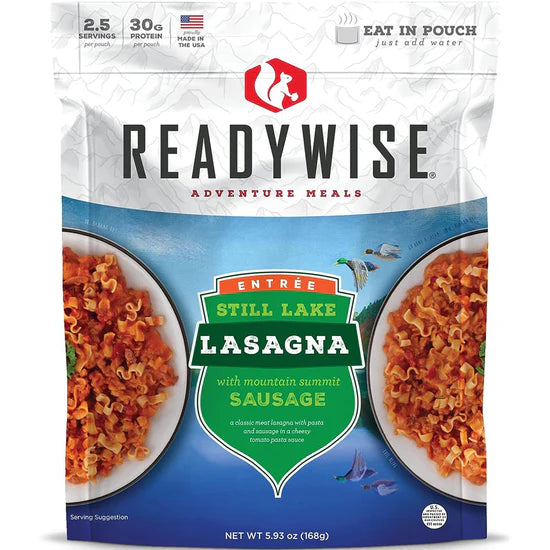 Lasagnes Still Lake de renommée mondiale, 6/carton avec saucisse