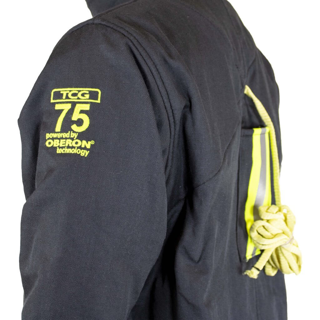Oberon 75 Cal TCG Arc Flash Kit with Escape Strap (Hood, Coat, and Bib)