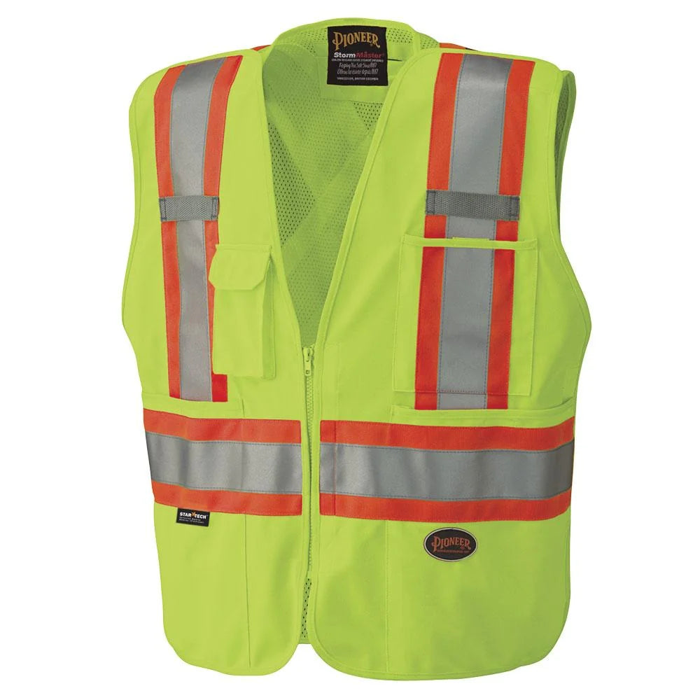 Pioneer - Hi-Viz Safety Tear-Away Mesh Back Vest