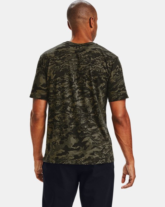 T-shirt à manches courtes camouflage ABC Under Armour pour homme