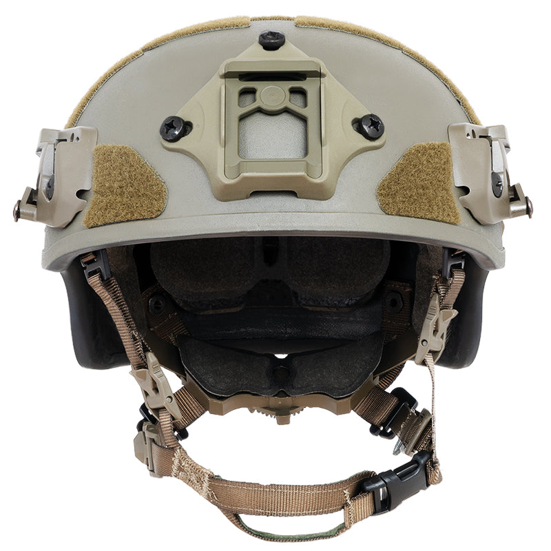 Helmet, Ballistic - Busch AMP-1 "E" Series ACH, High Cut, w/ Rails