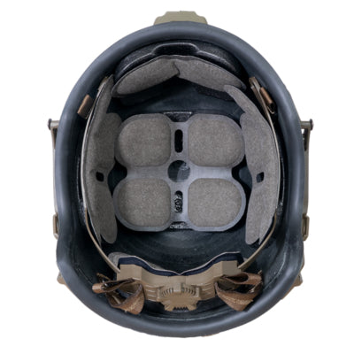 Helmet, Ballistic - Busch AMP-1 "E" Series ACH, High Cut, w/ Rails