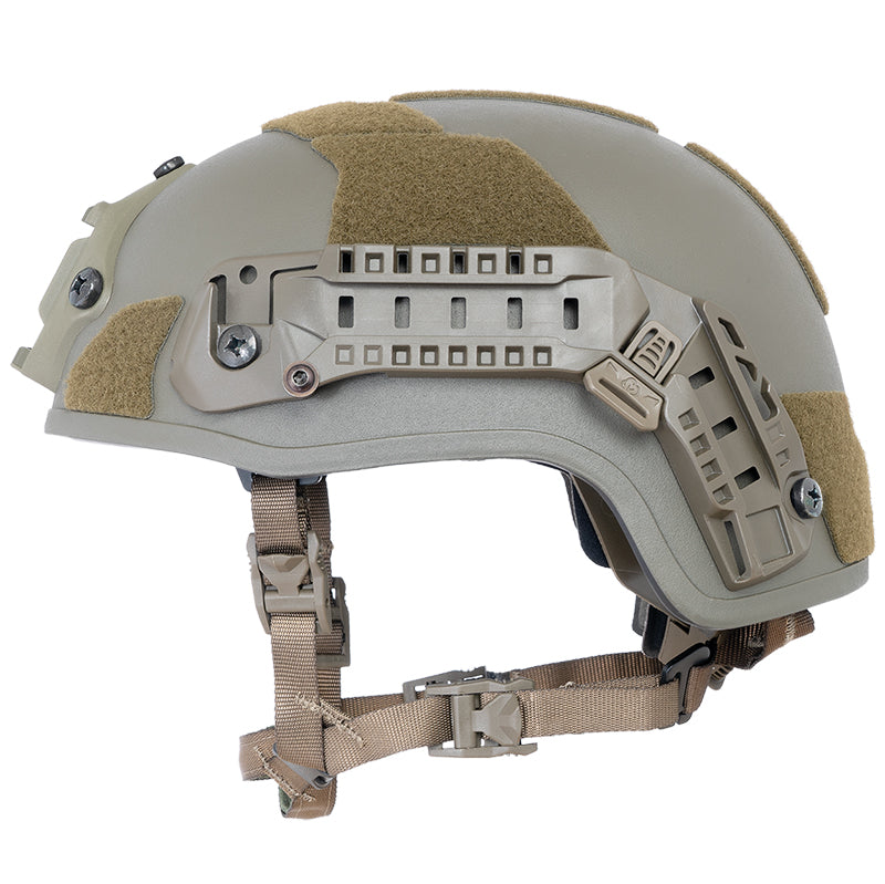 Helmet, Ballistic - Busch AMP-1 "E" Series ACH, High Cut, w/ Rails