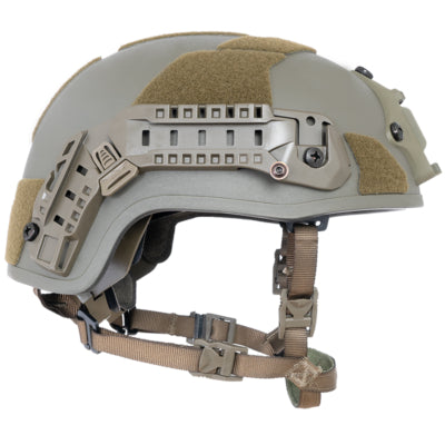 Helmet, Ballistic - Busch AMP-1 "E" Series ACH, High Cut, w/ Rails