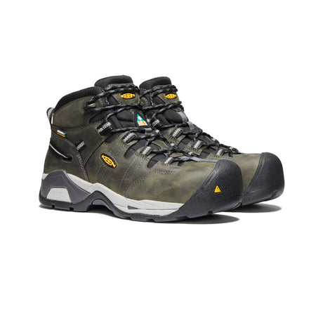 KEEN Oshawa II Mid Carbon Waterproof - Offers KEEN.DRY waterproofing to keep your feet dry in wet conditions.