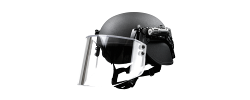 Helmet, Ballistic - Busch AMP-1 "E" Series ACH, High Cut, w/ Rails