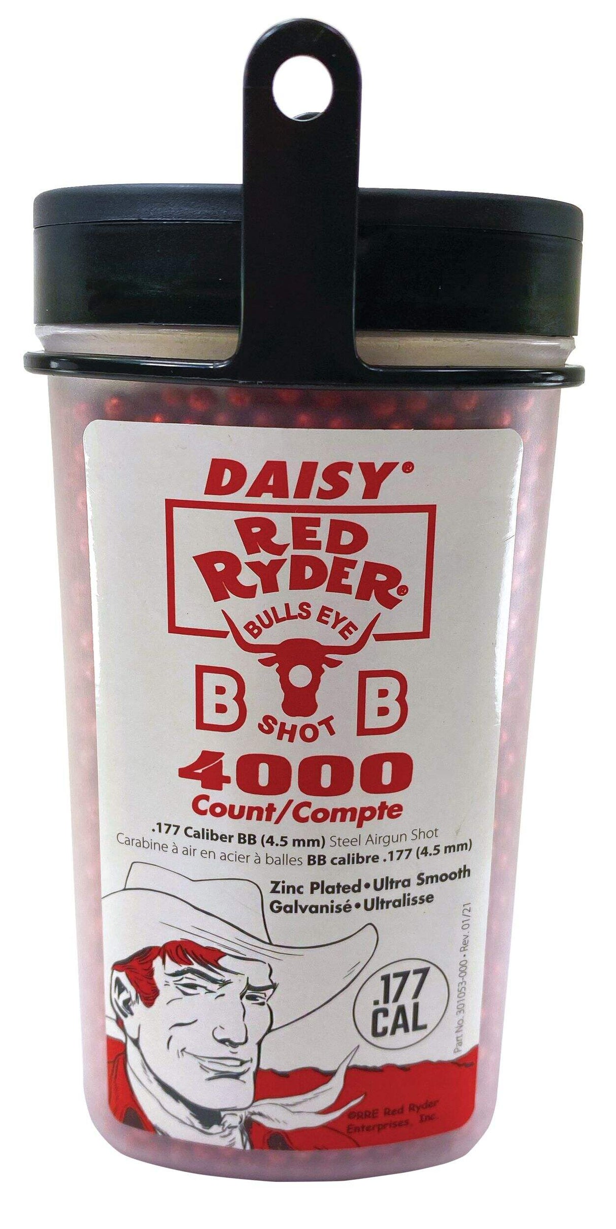 Daisy Red Ryder Bullseye BB's 4K Bottle