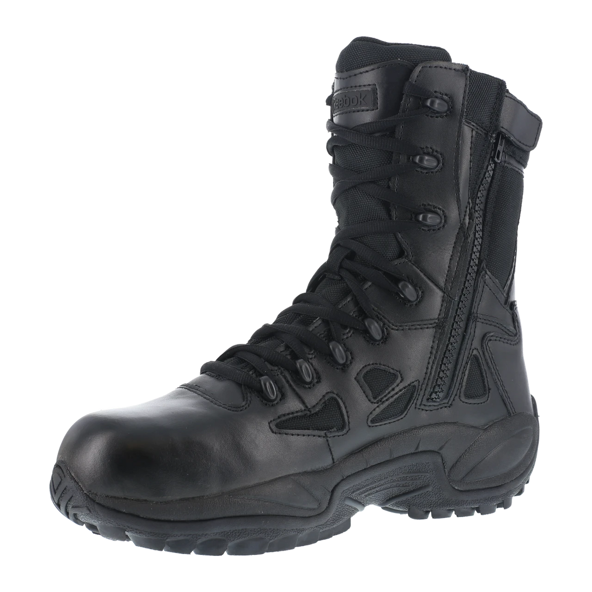 Reebok - Men's Rapid Response, 8" Side Zip, Composite Toe