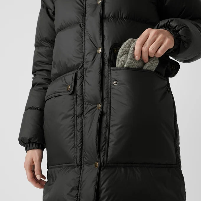 Fjallraven - Parka longue en duvet Expedition - Femme