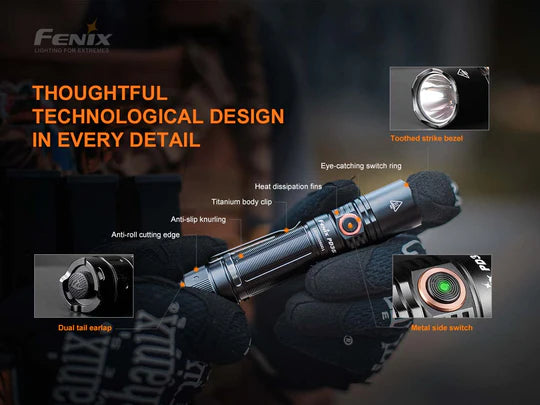 Lampe torche Fenix PD35 V3.0 TAC, 1700 lumens