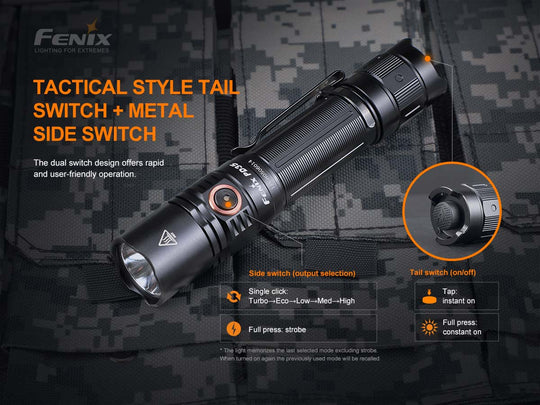 Lampe torche Fenix PD35 V3.0 TAC, 1700 lumens