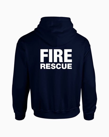 Fire Hoody w/ White Text