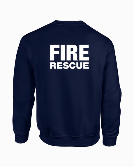 Fire Sweatshirt w/ White Text