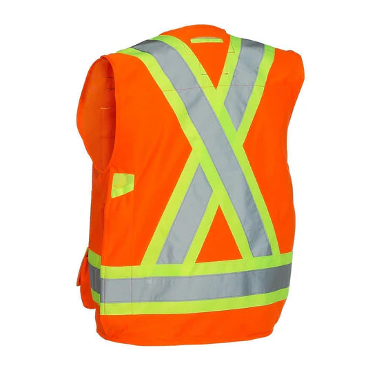 Gilet de sécurité haute visibilité pour géomètre
