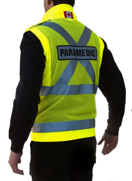 Kendric Men's EMS Hi-Vis Paramedic Vest