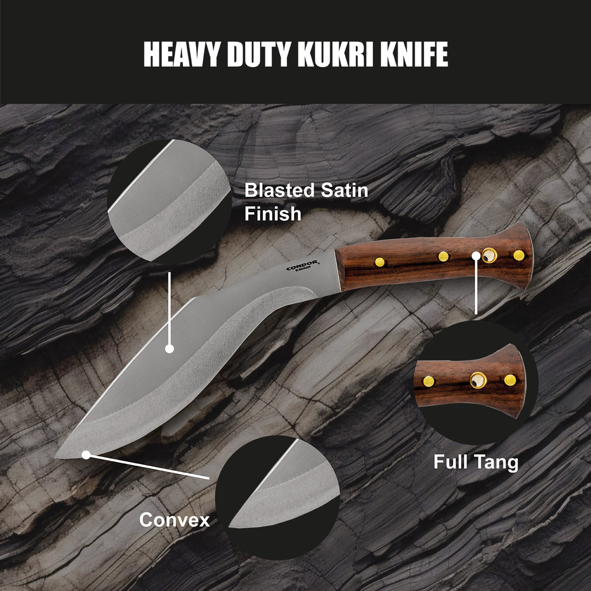 Condor Tool & Knife - Heavy Duty Kukri Knife