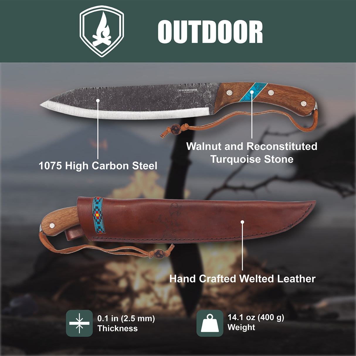 Condor Tool & Knife - Blue River Machete