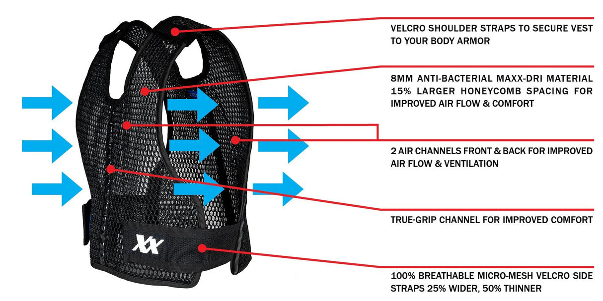 Gilet pare-balles Maxx-Dri Vest 4.0 avec ventilation