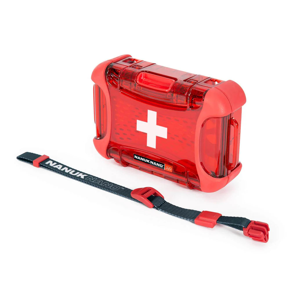 Nanuk - Nano Case – w/ First Aid Logo - Red