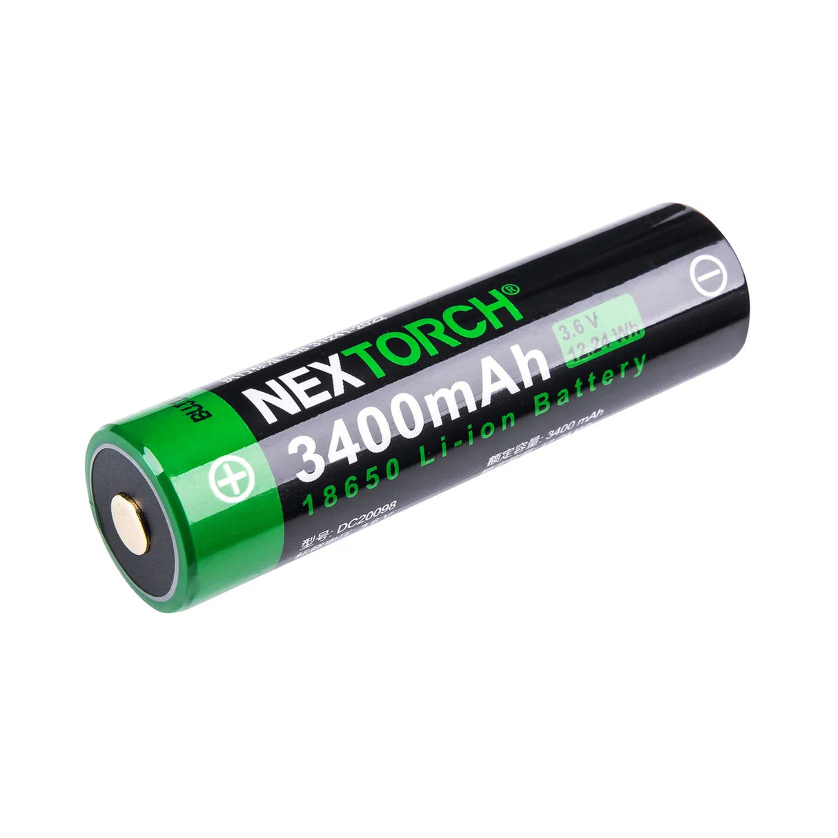 NEXTORCH - 18650 USB Type-C Battery 3400mAh