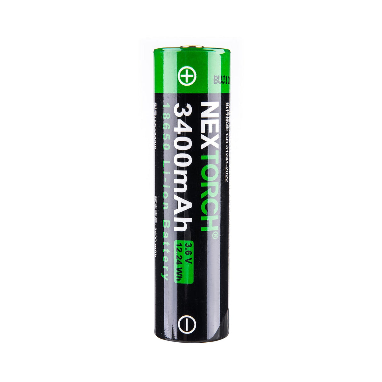 NEXTORCH - 18650 USB Type-C Battery 3400mAh