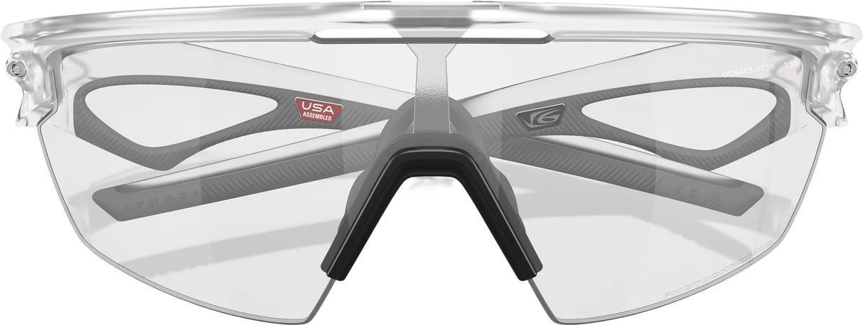 Oakley Sphaera Matte Clear Frame w/ Photochromic Lense
