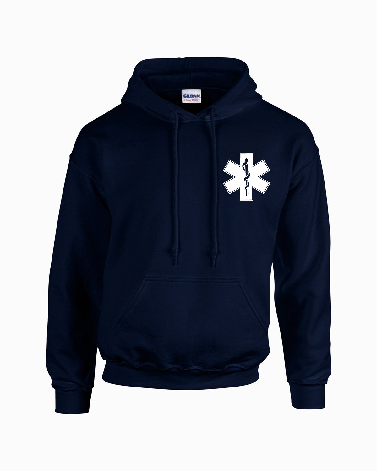 Sweat à capuche paramédical avec texte blanc