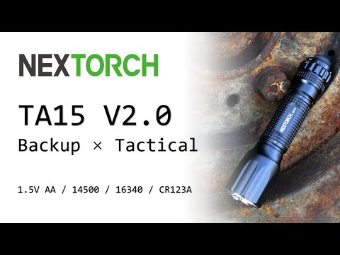 TA15 V2.0 Tactical Flashlight (Multi-Battery Compatibility)