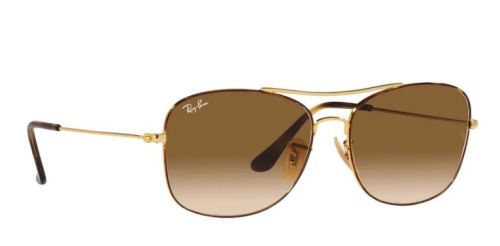 Ray Ban 0RB3799 Havana On Arista W/ Clear Gradient Brown Lenses