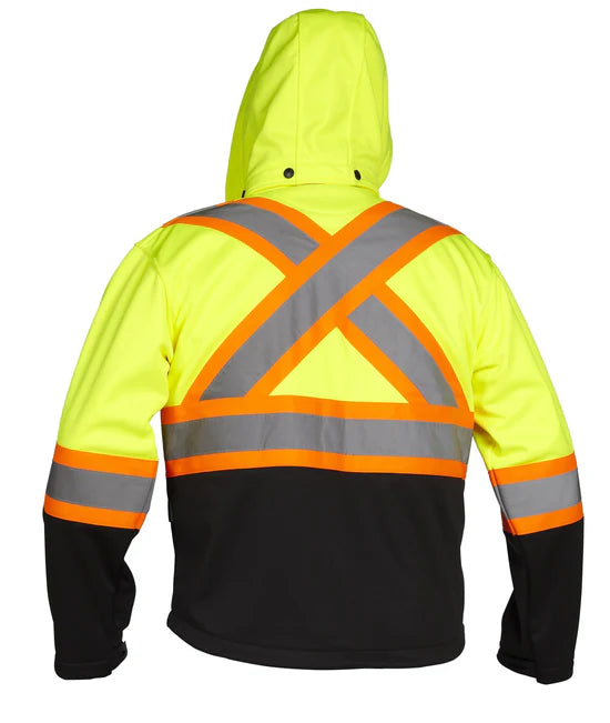 Veste softshell de sécurité haute visibilité repensée