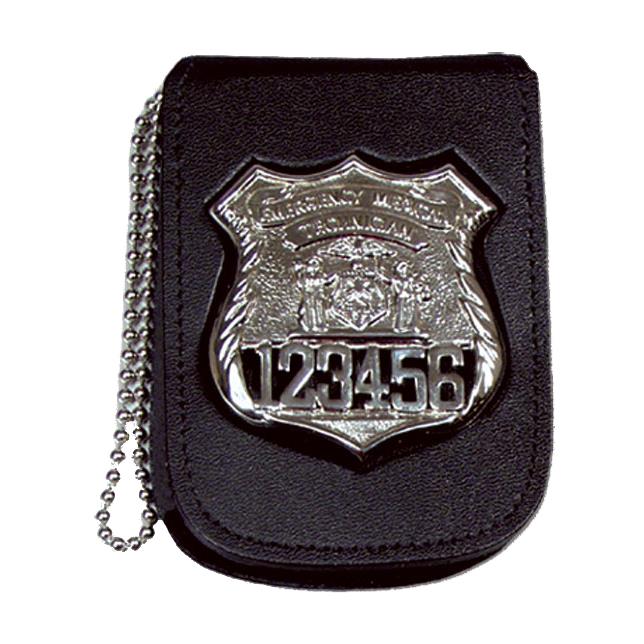 Magnetic Badge and ID Neck Holder with chain-with (780) Cut Out