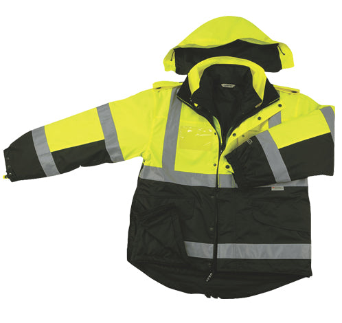OPUS - Veste de pluie de sécurité bicolore HI-VIS 6 en 1