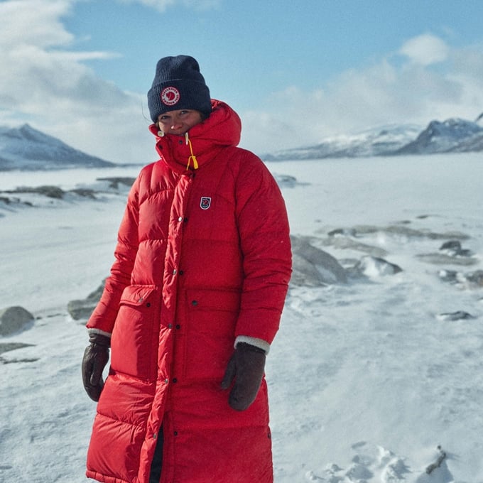 Fjallraven - Parka longue en duvet Expedition - Femme