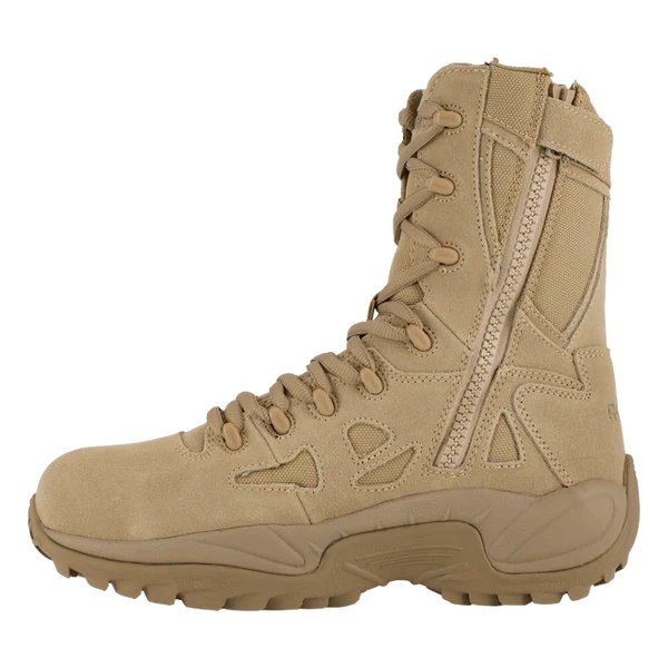 Reebok - Men's Rapid Response, 8" Side Zip, Comp Toe