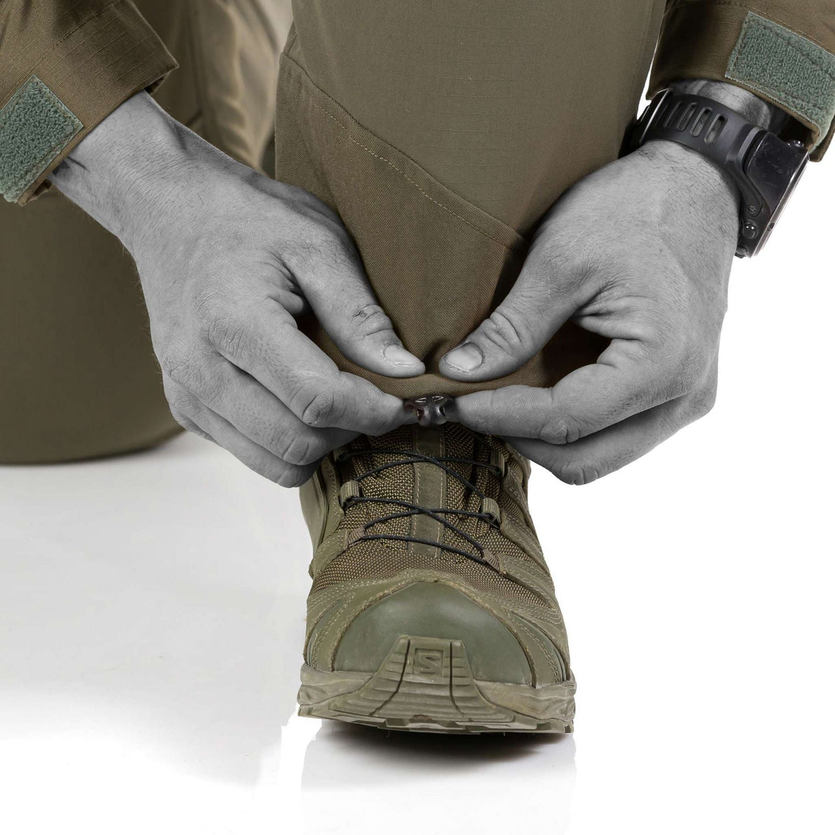 Delta OL 4.0 Tactical Winter Pants: Anatomic fit ensures unrestricted freedom of movement. Schoeller-dynamic® stretch fabric with 4-way stretch membrane.