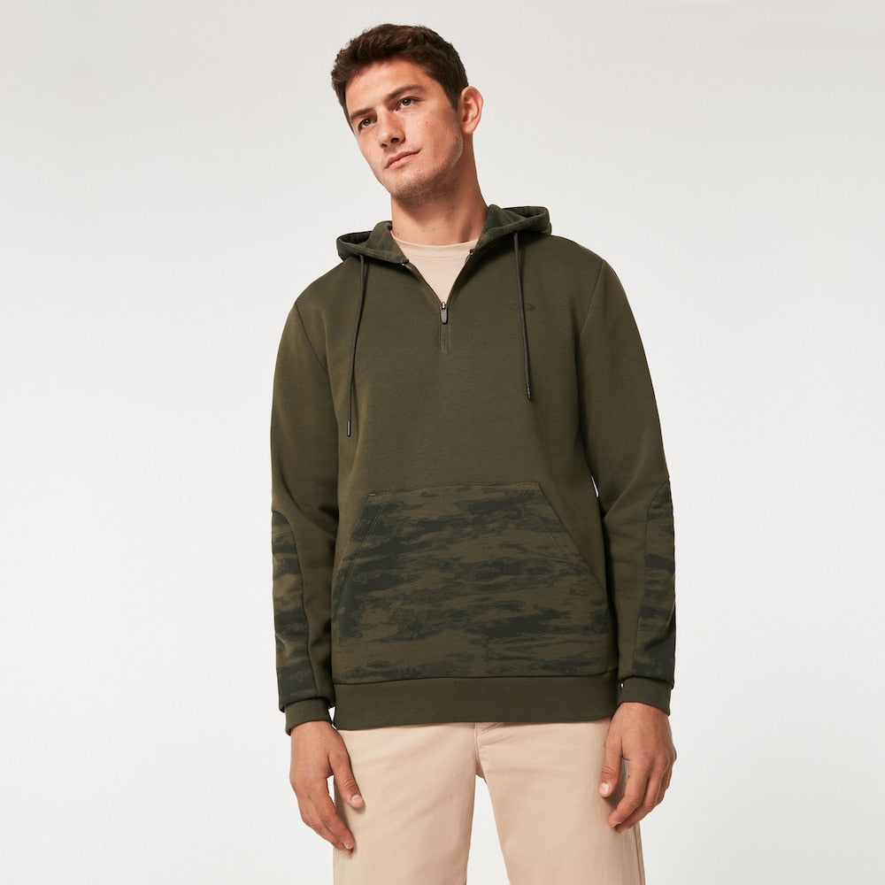 Oakley Camo Patch 1/4 Zip Hoodie