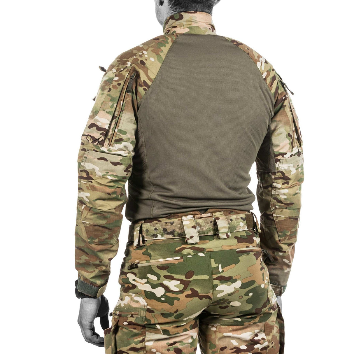Tactical Shirt: Reliable elbow protection, ventilation zippers, customizable fit.