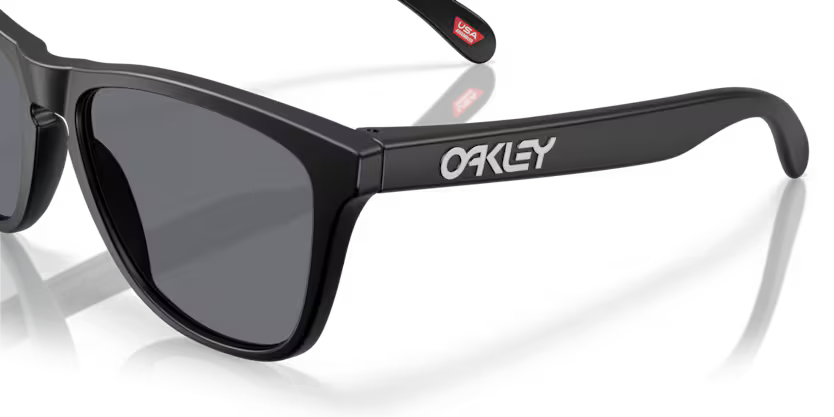 Oakley Frogskins - Matte Black w/ Grey Injected Lenses