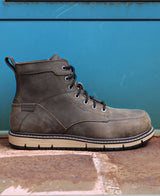 Keen Men's CSA San Jose 6" Waterproof - Environmentally-preferred leather from an LWG-Certified Tannery for sustainability.