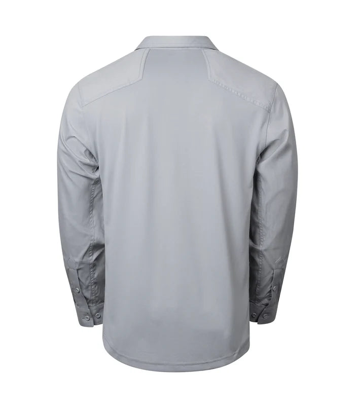 First Tactical - Men's V2 Pro Performance Long Sleeve Shirt - Nickle Grey