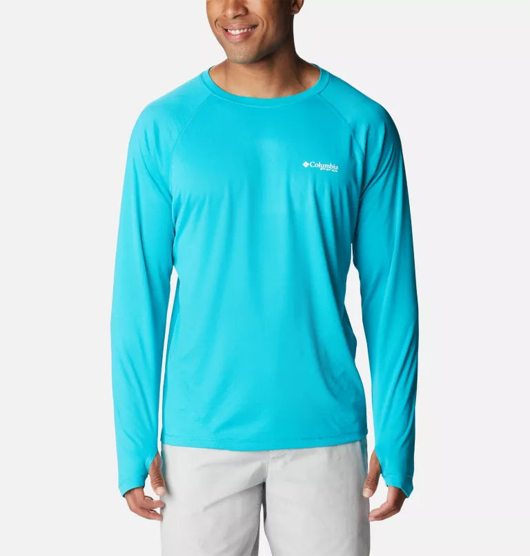 Columbia PFG ZERO Rules Ice Long Sleeve Shirt - Men's M Carbon