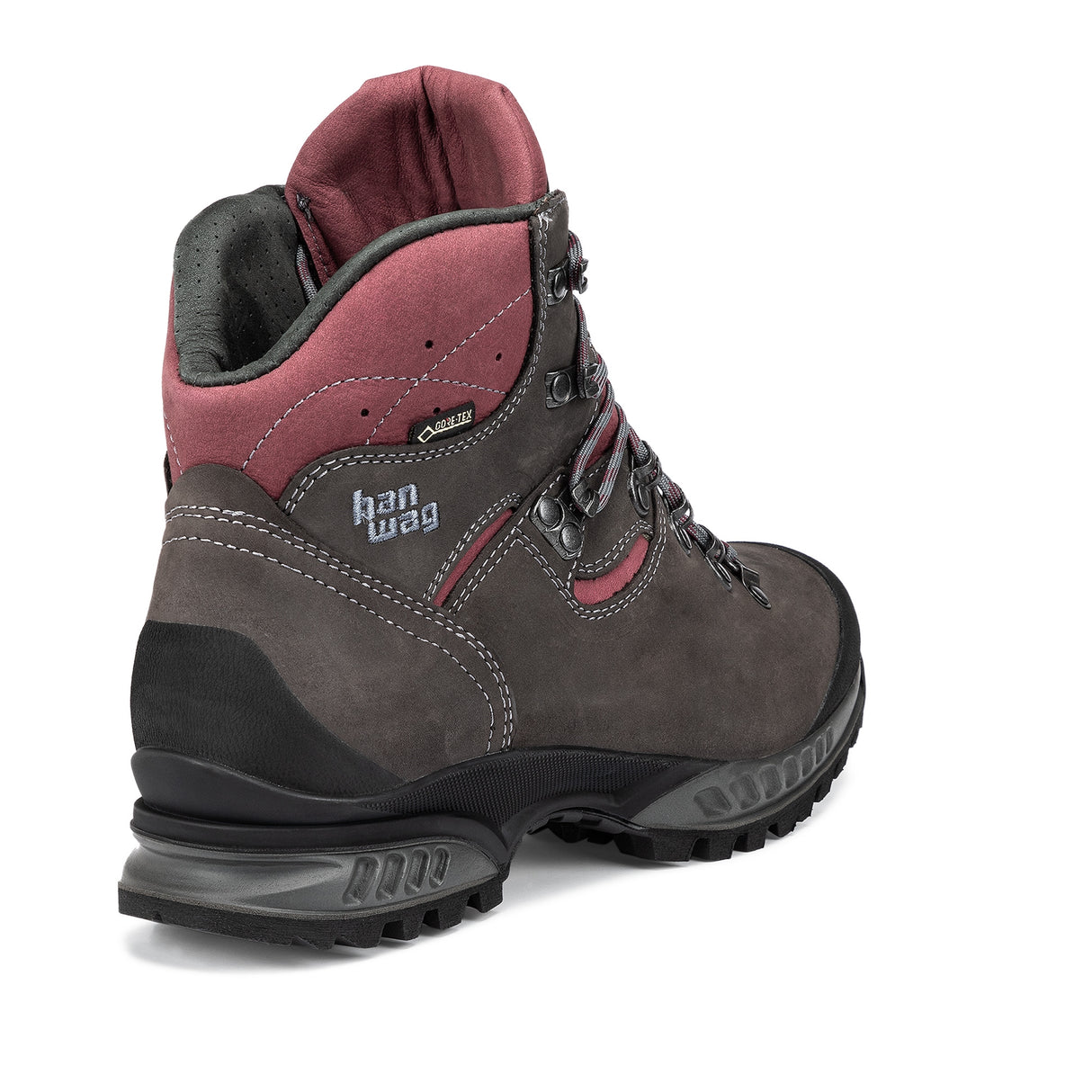 Hanwag Waterproof Boot - Durable Nubuck leather upper with GORE-TEX membrane.