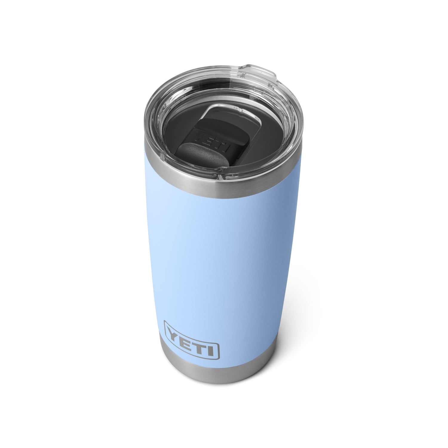 YETI - Gobelet Rambler 20 oz - avec curseur magnétique - Bleu ciel