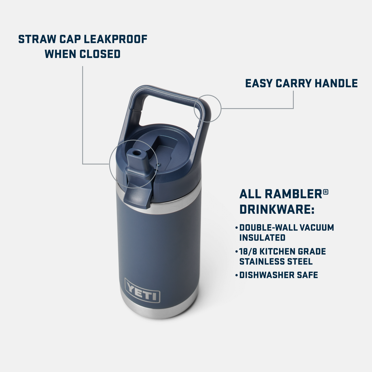 YETI - Rambler Jr 12 oz Kids Bottle - Pace Purple